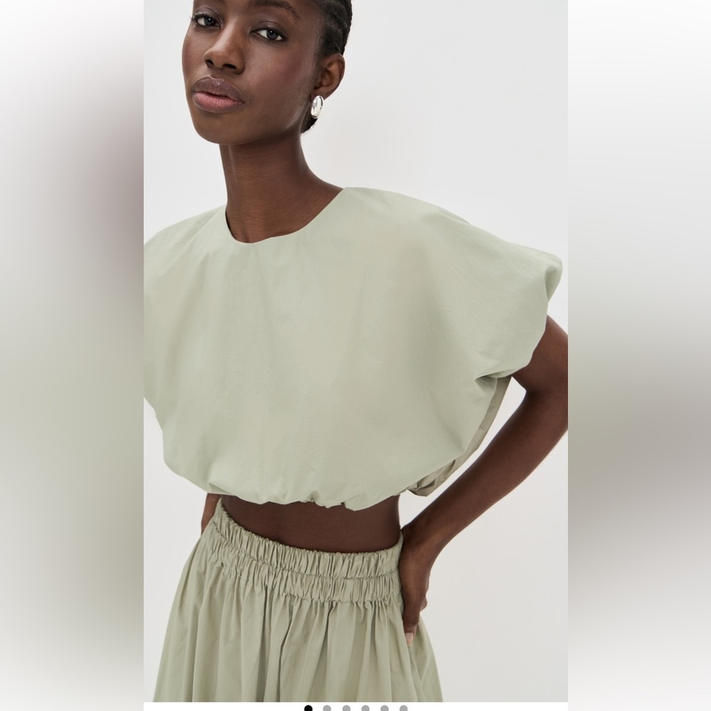Mikoh Light Sage Ophihi Top - Picture 4 of 6